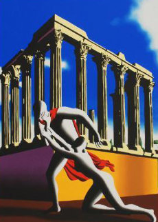 Eternal City 2002 Limited Edition Print - Mark Kostabi Eternal City 2002 Limited Edition Print - Mark Kostabi