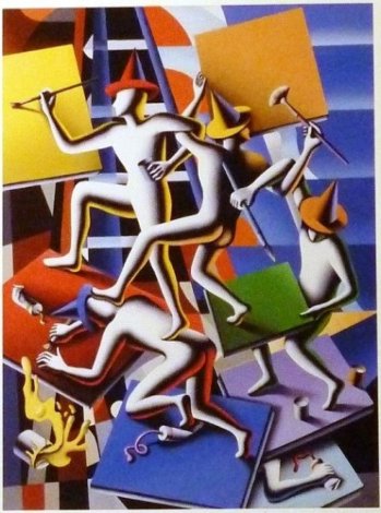 Regardless We Need Each Other 2014 Limited Edition Print - Mark Kostabi