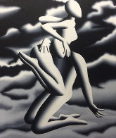 Prelude to Vertigo 1999 37x31 Original Painting by Mark Kostabi - 0 Prelude to Vertigo 1999 37x31 Original Painting by Mark Kostabi - 0