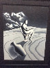Riddle of Night And Day 1999 42x32 Huge Original Painting by Mark Kostabi - 1
