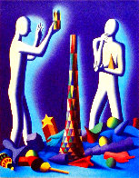 Perfect Pitch 1991  Limited Edition Print by Mark Kostabi - 0