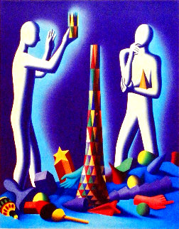 Perfect Pitch 1991  Limited Edition Print - Mark Kostabi
