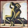 Golden Kiss 1995 Limited Edition Print by Mark Kostabi - 0