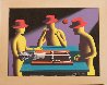 Art of the Deal (Nimzo Indian Defense) 1993 22x28 Original Painting by Mark Kostabi - 1