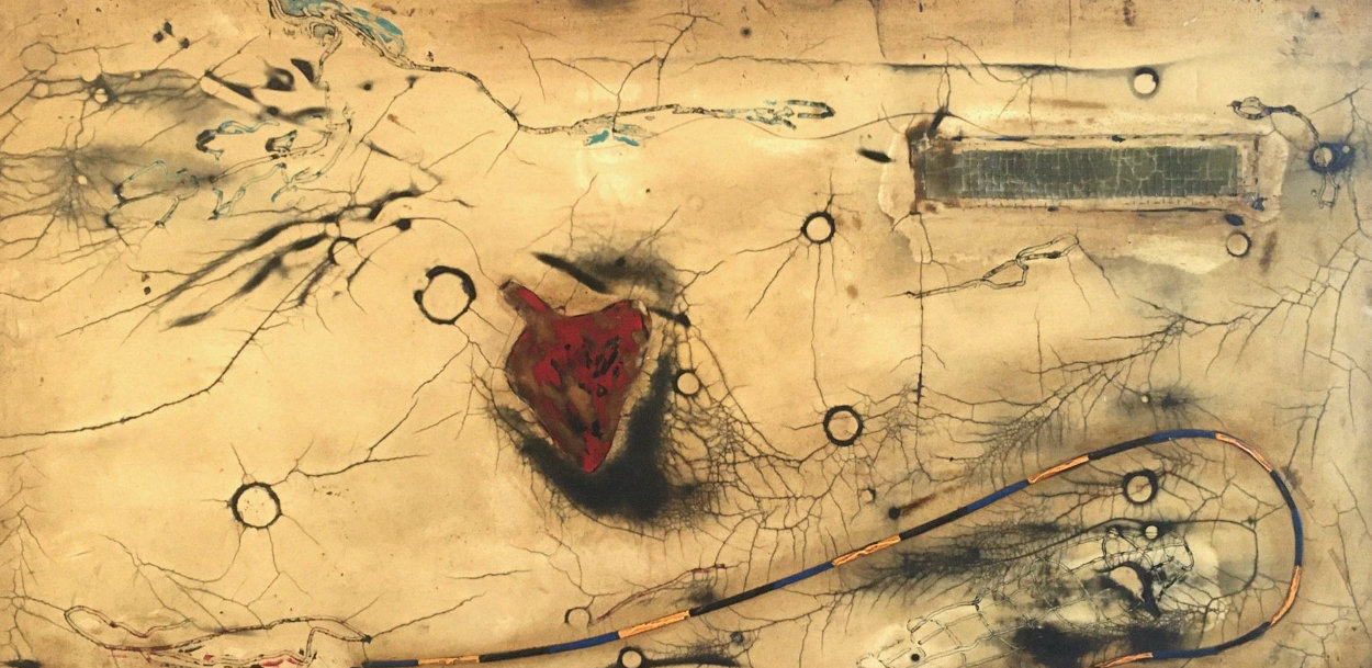 One Sonoma Heart, and Sonoma Heart Too, Suite of 2 Paintings 1992 12x24 Original Painting by Kris Cox One Sonoma Heart, and Sonoma Heart Too, Suite of 2 Paintings 1992 12x24 Original Painting by Kris Cox