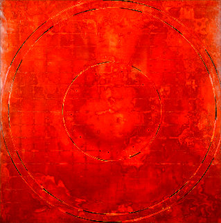 Concentric Episode Series: Hausa 2000 35x32 Original Painting - Kris Cox Concentric Episode Series: Hausa 2000 35x32 Original Painting - Kris Cox