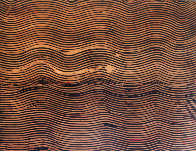 Untitled/Wave Ebony Ash, from the Curtain Series 2005 36x48 Super Huge Original Painting by Kris Cox - 0 Untitled/Wave Ebony Ash, from the Curtain Series 2005 36x48 Super Huge Original Painting by Kris Cox - 0