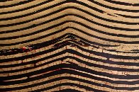 Untitled/Wave Ebony Ash, from the Curtain Series 2005 36x48 Super Huge Original Painting by Kris Cox - 1 Untitled/Wave Ebony Ash, from the Curtain Series 2005 36x48 Super Huge Original Painting by Kris Cox - 1