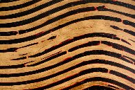 Untitled/Wave Ebony Ash, from the Curtain Series 2005 36x48 Super Huge Original Painting by Kris Cox - 3 Untitled/Wave Ebony Ash, from the Curtain Series 2005 36x48 Super Huge Original Painting by Kris Cox - 3