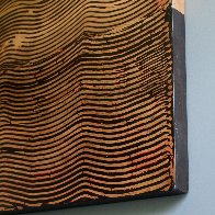 Untitled/Wave Ebony Ash, from the Curtain Series 2005 36x48 Super Huge Original Painting by Kris Cox - 4 Untitled/Wave Ebony Ash, from the Curtain Series 2005 36x48 Super Huge Original Painting by Kris Cox - 4