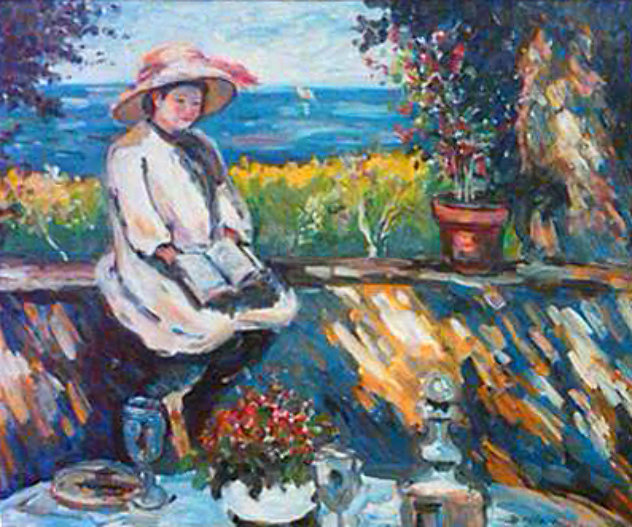 Margot a La Tennessee 1998 33x38 Original Painting by Katia Pissarro