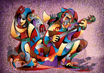 Village Song 2012 Limited Edition Print - Anatole Krasnyansky Village Song 2012 Limited Edition Print - Anatole Krasnyansky