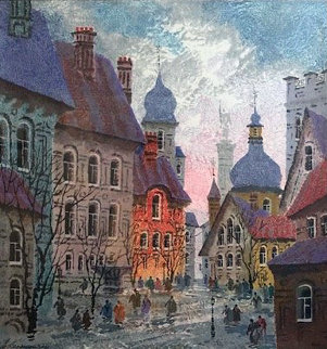 Street of Old Warsaw 1994 Limited Edition Print - Anatole Krasnyansky Street of Old Warsaw 1994 Limited Edition Print - Anatole Krasnyansky