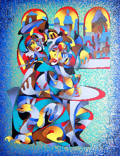Cafe II 2007 Limited Edition Print - Anatole Krasnyansky Cafe II 2007 Limited Edition Print - Anatole Krasnyansky