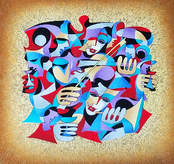 Violin 2006 Limited Edition Print - Anatole Krasnyansky Violin 2006 Limited Edition Print - Anatole Krasnyansky