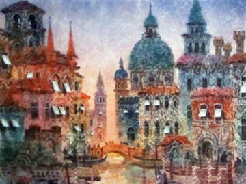 Sunset in Venice Limited Edition Print - Anatole Krasnyansky Sunset in Venice Limited Edition Print - Anatole Krasnyansky