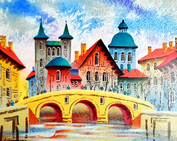 England Bridge At Sunset 2010 Limited Edition Print - Anatole Krasnyansky England Bridge At Sunset 2010 Limited Edition Print - Anatole Krasnyansky