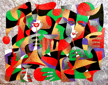 Untitled Painting 1994 38x44 Huge Original Painting - Anatole Krasnyansky Untitled Painting 1994 38x44 Huge Original Painting - Anatole Krasnyansky