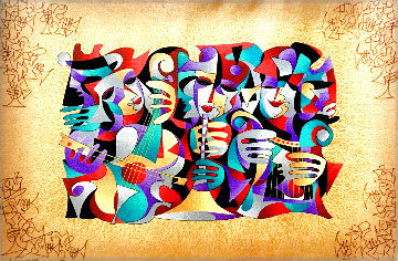 Trio I 2004 Embellished Limited Edition Print - Anatole Krasnyansky Trio I 2004 Embellished Limited Edition Print - Anatole Krasnyansky