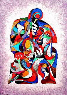 Violenchelist 1994 Limited Edition Print - Anatole Krasnyansky Violenchelist 1994 Limited Edition Print - Anatole Krasnyansky