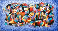 Orchestra II Blue Limited Edition Print by Anatole Krasnyansky - 0 Orchestra II Blue Limited Edition Print by Anatole Krasnyansky - 0
