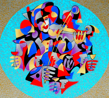 Violin Solo 2000 Limited Edition Print - Anatole Krasnyansky Violin Solo 2000 Limited Edition Print - Anatole Krasnyansky