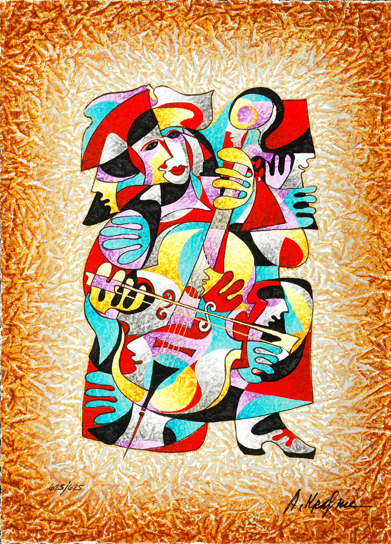 Cello Solo 2013 Limited Edition Print by Anatole Krasnyansky