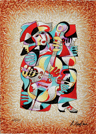 Cello Solo 2001 Limited Edition Print - Anatole Krasnyansky