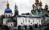 Kiev Church - Ukraine Kiev Watercolor 1978 Watercolor by Anatole Krasnyansky - 0
