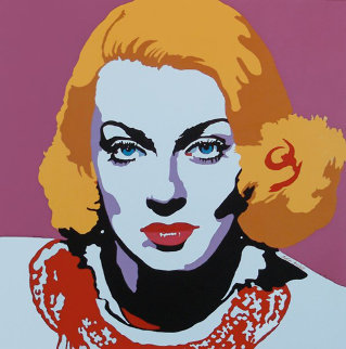 Lana Turner 1980 Original Painting - Martin Kreloff Lana Turner 1980 Original Painting - Martin Kreloff