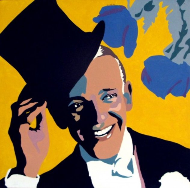 Top Hat, Fred Astaire 1974 Original Painting by Martin Kreloff