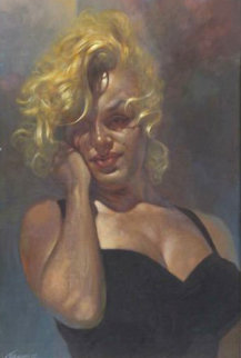 Marilyn Monroe 1997 48x35 Original Painting - Sebastian Kruger Marilyn Monroe 1997 48x35 Original Painting - Sebastian Kruger
