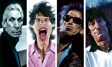 Rolling Stones: The 40x40 Suite of 4 2007 Limited Edition Print - Sebastian Kruger Rolling Stones: The 40x40 Suite of 4 2007 Limited Edition Print - Sebastian Kruger
