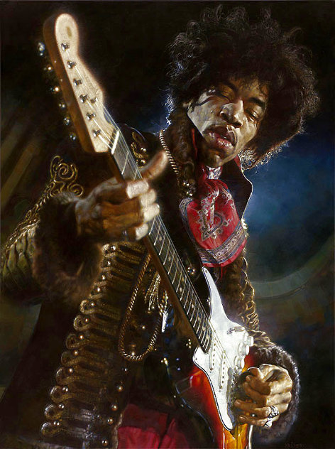 Jimi Hendrix 2006 - Huge Limited Edition Print by Sebastian Kruger