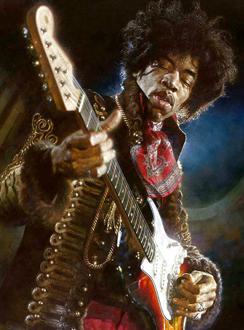 Jimi Hendrix AP 2006 Limited Edition Print - Sebastian Kruger