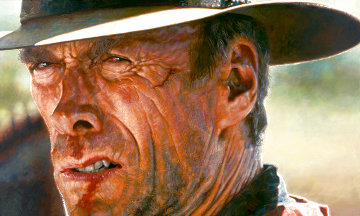 Clint Eastwood- The Good 2007 Embellished Limited Edition Print - Sebastian Kruger