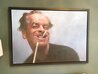 Jack 2009 - Framed Embellished Giclee on Canvas - Huge Mural Size 48x68 Limited Edition Print by Sebastian Kruger - 1