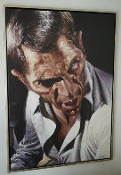 Steve McQueen Oil Painting Portrait Hand-Painted Art Canvas Not a Print 30x40 in 