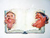 William and Christopher Buckley 1983 17x22 Original Painting by Sebastian Kruger - 0