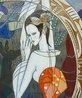 Song of Spring Water Painting 1988 - 40x40 Huge Painting Original Painting by Shao Kuang Ting - 2 Song of Spring Water Painting 1988 - 40x40 Huge Painting Original Painting by Shao Kuang Ting - 2