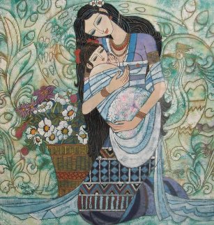 Mother And Child 1990 Limited Edition Print - Shao Kuang Ting Mother And Child 1990 Limited Edition Print - Shao Kuang Ting