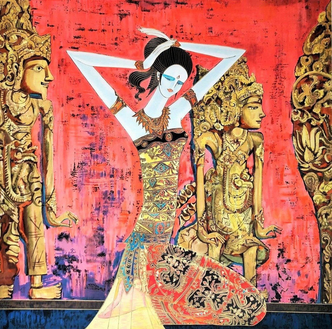 Balinese Beauty 1999 Limited Edition Print by Shao Kuang Ting Balinese Beauty 1999 Limited Edition Print by Shao Kuang Ting
