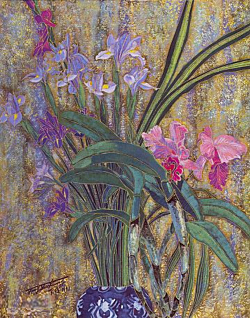 Morning Flowers 1992 Limited Edition Print by Shao Kuang Ting Morning Flowers 1992 Limited Edition Print by Shao Kuang Ting