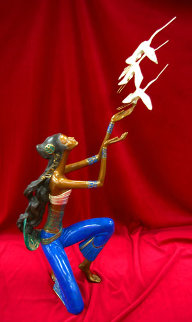 Flight Bronze Sculpture 1989 Sculpture - Shao Kuang Ting Flight Bronze Sculpture 1989 Sculpture - Shao Kuang Ting