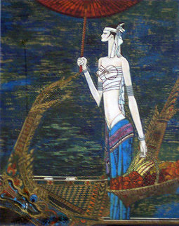 Voyage on the Mei Kong 1989 Limited Edition Print - Shao Kuang Ting Voyage on the Mei Kong 1989 Limited Edition Print - Shao Kuang Ting