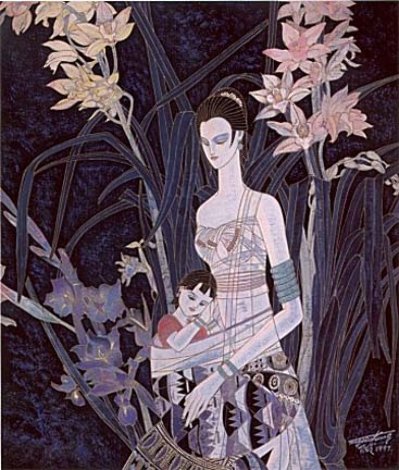 Mothers Flower 1997 - Huge Limited Edition Print - Shao Kuang Ting