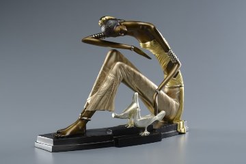 Ancient Civilization Bronze Sculpture 2014 22 K gold Sculpture - Shao Kuang Ting Ancient Civilization Bronze Sculpture 2014 22 K gold Sculpture - Shao Kuang Ting