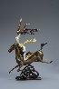 Super Horse Bronze Sculpture 2014 22 c gold Sculpture by Shao Kuang Ting - 2