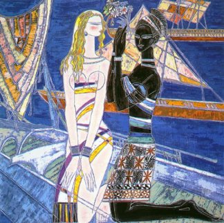 Friendship Along the River 1987 - Huge Limited Edition Print - Shao Kuang Ting Friendship Along the River 1987 - Huge Limited Edition Print - Shao Kuang Ting