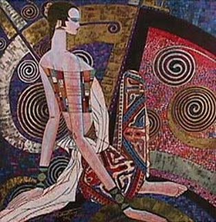 Golden Empress 1990 Limited Edition Print - Shao Kuang Ting Golden Empress 1990 Limited Edition Print - Shao Kuang Ting